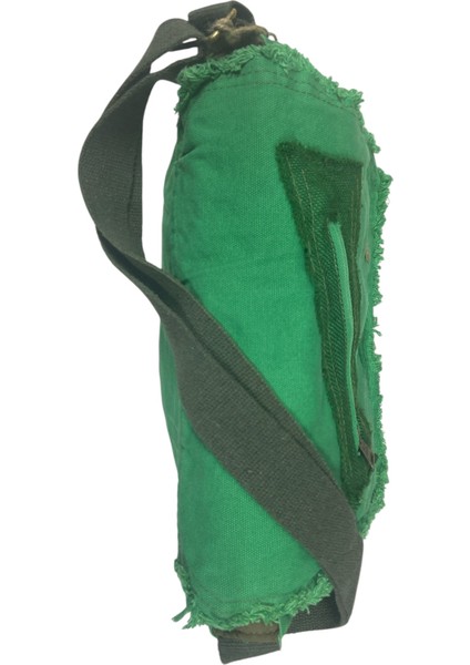 Vintage Salaş Orta Boy Günlük Çapraz Postacı Tablet Çantası M 32 cm x 27 cm