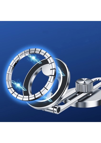 Magsafe Oynar Başlıklı Düz Zemin Araç Telefon Tutucu Çinko Alaşım Yüksek Kalite indirimleri