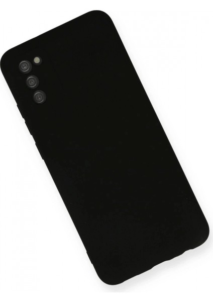 Samsung Galaxy A03S Kılıf Nano Içi Kadife Silikon - Siyah (K95) fiyatları