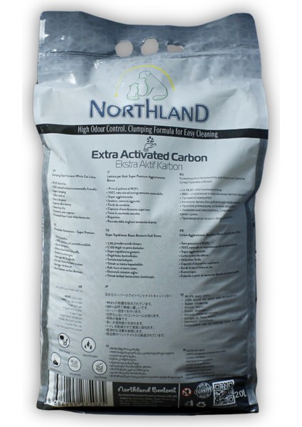 20 Lt Aktif Carbonlu Doğal Bentonit Kedi Kumu