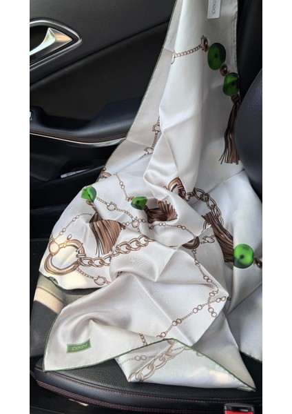 Ipekevi Ziynet Tivil Ipek Eşarp Taş