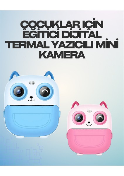 bulurum termal yazıcılı dijital kamera – usb şarjlı, hd video destekli