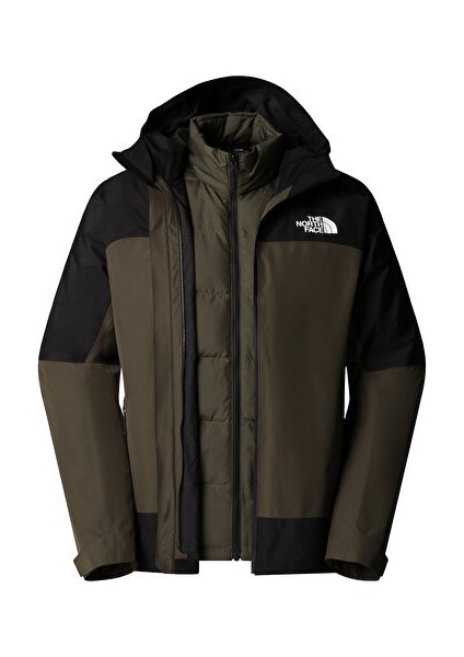 M Mountain Light Triclimate Gtx Jacket Erkek Outdoor Montu (550 Dolgu Kaz Tüyü) NF0A84FCBQW1 Yeşil