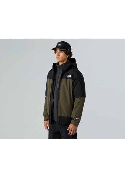 M Mountain Light Triclimate Gtx Jacket Erkek Outdoor Montu (550 Dolgu Kaz Tüyü) NF0A84FCBQW1 Yeşil