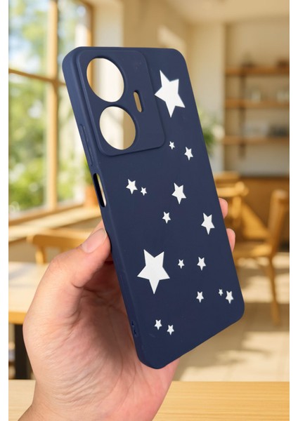 Realme C55 Uyumlu Mini Yıldız Desenli Silikon Darbe Emici Klasik Korumalı Rubber Kılıf fırsatları