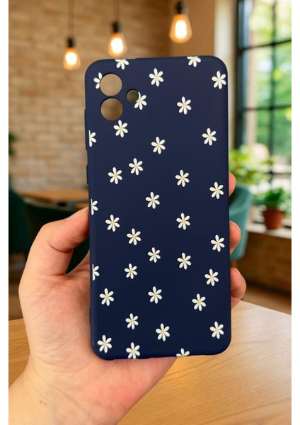 Samsung Galaxy A04 - Mini Papatya Desenli Silikon Darbe Emici Klasik Korumalı Rubber Kılıf fiyatları