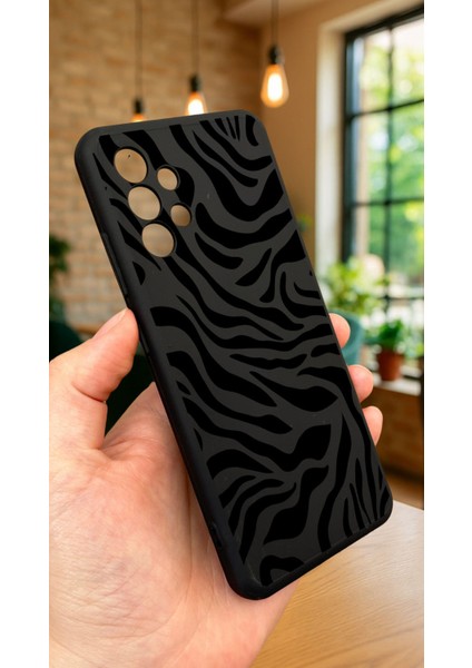 Samsung Galaxy A32 -Zebra Desenli Silikon Darbe Emici Klasik Korumalı Rubber Kılıf modelleri