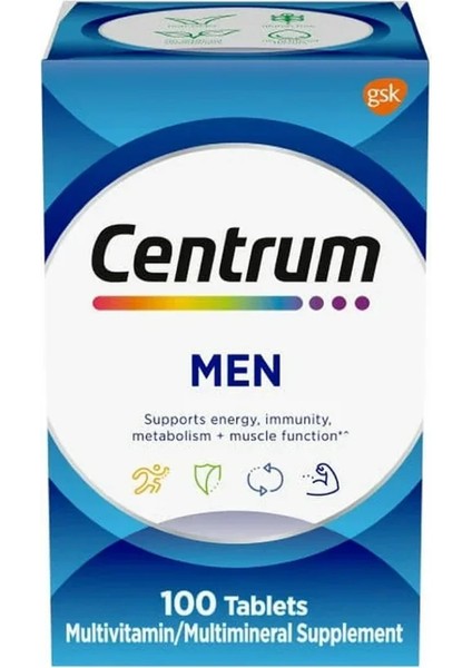 Men Multivitamin Erkek 100 Tablet