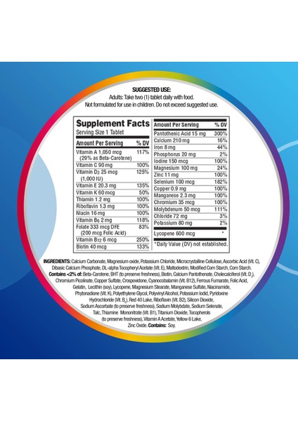 Men Multivitamin Erkek 100 Tablet fiyatları