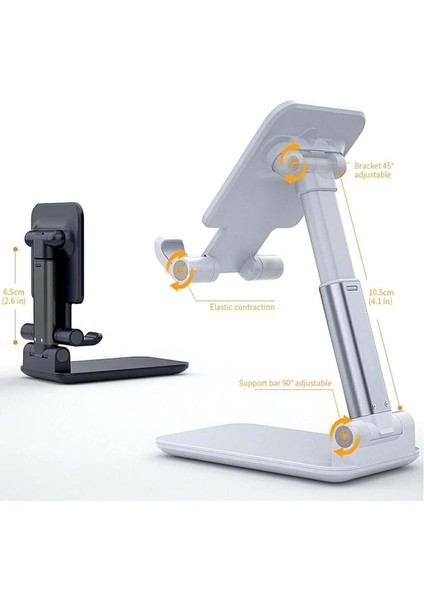 Telefon Tutucu Masa Üstü Tablet Tutucu Akrobat Stand Telefon Tutucu Gri Gore fiyatları