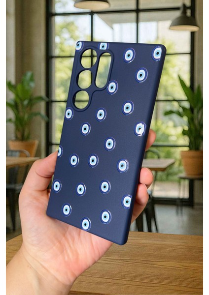 Samsung Galaxy S24 Ultra- Nazar Boncuk Desenli Silikon Darbe Emici Klasik Korumalı Rubber Kılıf fırsatları