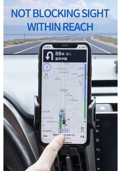 Araç Içi Ayarlanabilir Telefon Tutucu Evrensel Tüm Telefonlara Uyumlu Torpido