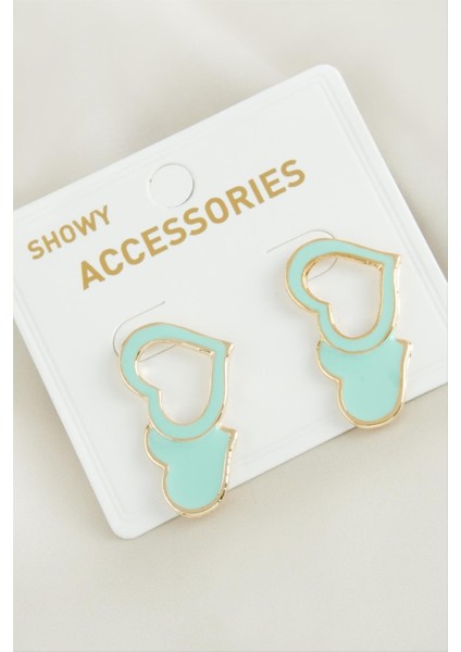 Kalp Yeni Sezon Mineli Küpe