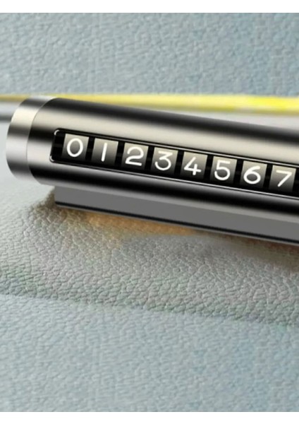 Siyah Renk Alüminyum Kasa Çevirmeli Araç Içi Park Telefon Numaratör Parkmatiktüm Araçlara Uyumlu fiyatları