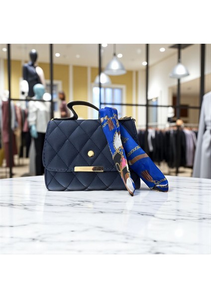 Fularlı Kapitone Kadın El ve Omuz Çantası fiyatları