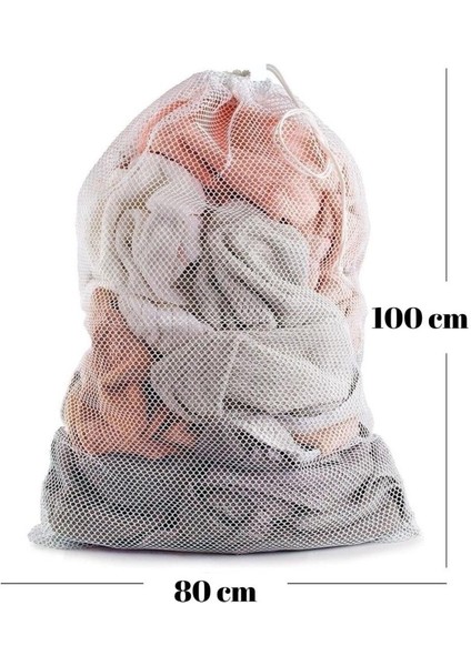 Büyük Boy File Çamaşır Torbası 80X100 cm | Hassas Yıkama Filesi | Yorgan, Perde, Nevresim Yıkama Torbası modelleri