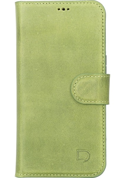 Apple iPhone 13 Pro Uyumlu Deri Cüzdanlı Kılıf Antik Yeşil fiyatları