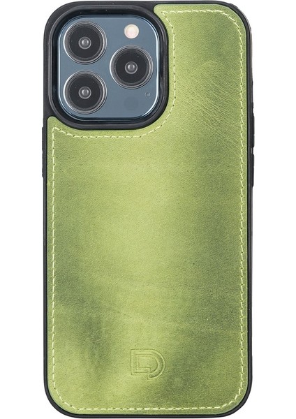 Apple iPhone 13 Pro Uyumlu Deri Cüzdanlı Kılıf Antik Yeşil indirimleri