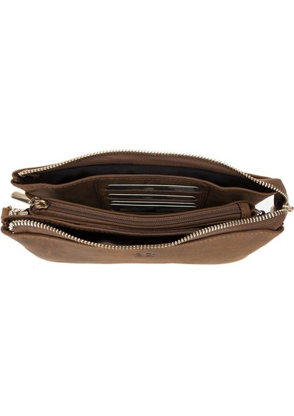 Jaya Portföy Deri Kadın Çantası G2 Kahverengi modelleri