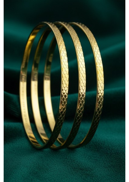 Paslanmaz Çelik 3'lü Çelik Ajda Bilezik Ajdblzk-02 fırsatları