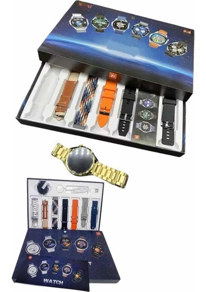 Akıllı Saat Çoklu Kordon Seçenekli Dokunmatik Ekran Nabız Sensörlü - T866G501-Z60866 indirimleri