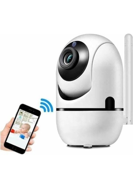360° Full Hd Akıllı Kamera Hareket Sensörlü Wifi Kamera Çocuk Güvenlik Kamera - M386B605-N55