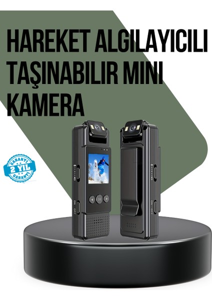 Gece Görüşlü Döngüsel Kayıt Destekli Mini Kamera - T208G381-Z85208