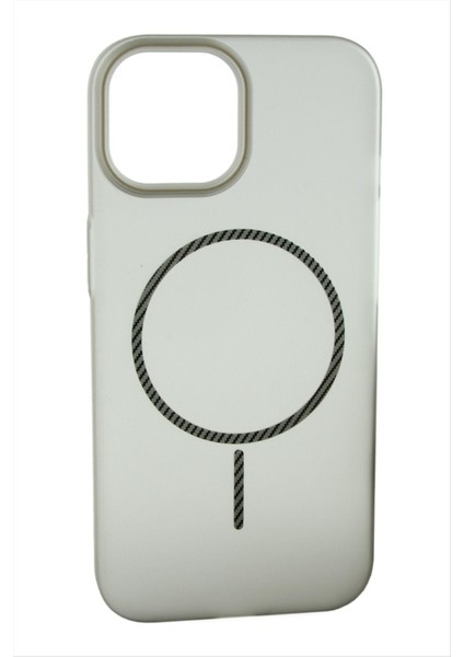iPhone 15 Buzlu Magsaff Kapak Kılıf