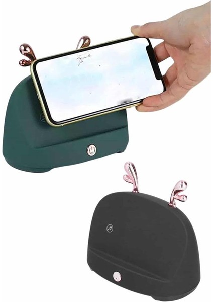 Bluetooth Hoparlör Uzun Pil Ömrü Yüksek Ses Kaliteli Kablosuz Telefon Tutma - M518B346-N03518 modelleri