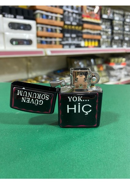 Güven Sorunum Yok Hiç Yazılı Benzinli Çakmak fiyatları