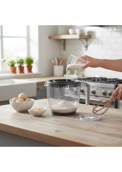 Vip Ahmet VP-023 2200ML Kumsal Kapaklı Çırpma Mikser Kabı fiyatları