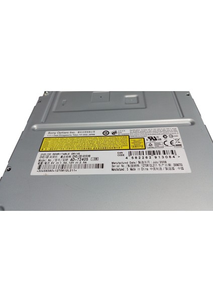 Sony AD-7240S DVD Writer Model Sata Siyah DVD Yazıcı modelleri