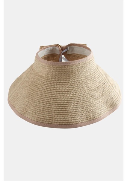 Cırtcırtlı Hasır Plaj Şapkası