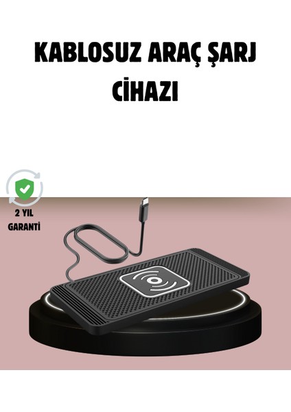 Manyetik Kablosuz Araç Şarj Cihazı – Hızlı Şarj Kaymaz Taban Güvenli Kullan - N190J967-M68