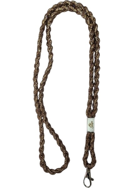 Gold Taşlı Örgü Telefon Askısı Tüm Kılıflara Uyumlu fiyatları