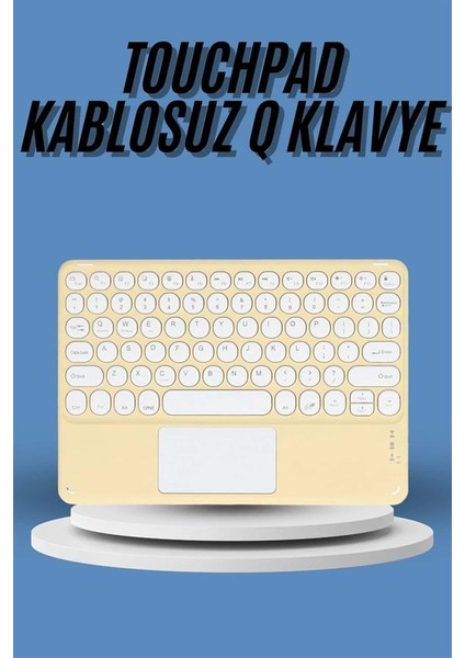 bulurum touchpad tüm cihazlara uyumlu bluetooth klavye touchpad slim kablosuz wifi q klavye fiyatları