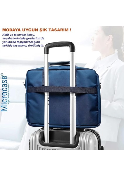 Samsung S11 Ultra 14.6 Inch Için Tablet Çantası 2 Bölmeli AL4228 Lacivert Gri Krem fiyatları