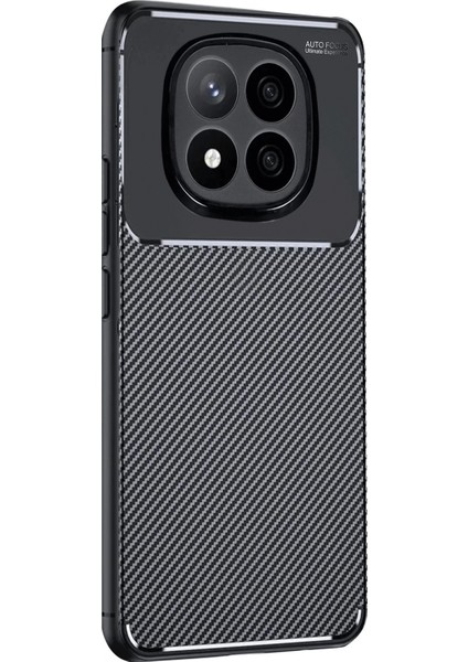 Xiaomi Redmi Note 14 Pro Plus Kılıf Auto Focus Karbon Kapak - Siyah (K95)
