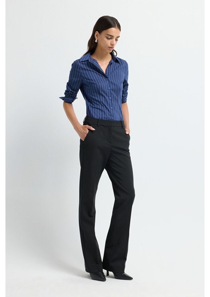 Yandan Cepli Pantolon Siyah 15343070004 fırsatları