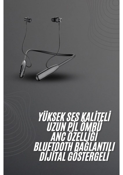 bulurum 100 saat bluetooth kulaklık dijital göstergeli anc özelliği kablolu fiyatları