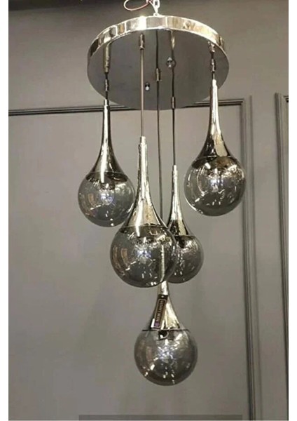 Axis LED Pilli Aplik Siyah Gold Detaylı