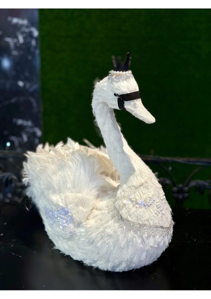 1 Adet Dekoratif Lüks Tasarım Kuğu 46 cm indirimleri