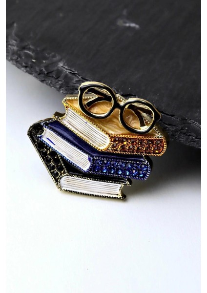 Öğretmenler Için Hediyelik Kitap Yaka Iğnesi Broş fırsatları