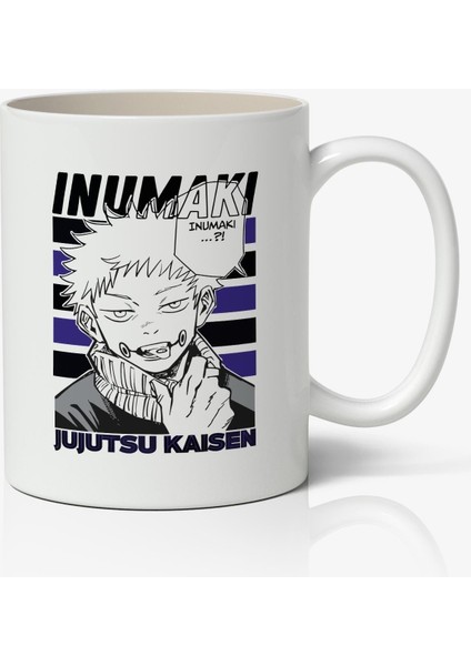 Jujutsu Kaisen Anime Temalı Baskılı Kişiye Özel Kupa Bardak - Sevgiliye Arkadaşa Hediye