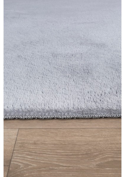 Puffy Peluş Post, Overlok Kaymaz Taban Halı 8 Renk Siyah fiyatları