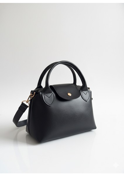 Siyah Kadın Omuz ve El Çantası Küçük Boy modelleri
