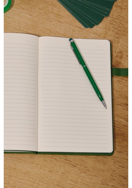 Kişiye Özel Yeşil Tourch Pen Mavi Mürekkepli Düz Tükenmez Kalem fiyatları