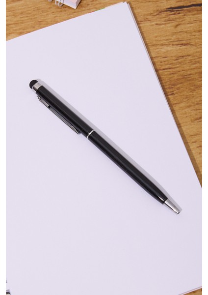 Kişiye Özel Siyah Tourch Pen Mavi Mürekkepli Düz Tükenmez Kalem fiyatları