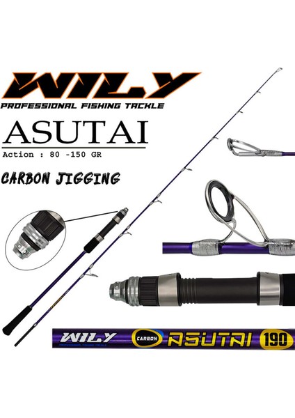 Asutai Jig Kamışı 190 cm 80-150 gr