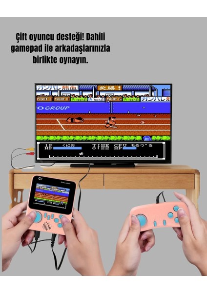 Iki Kişilik Oyun Deneyimi Sunan Taşınabilir Retro Konsol fırsatları